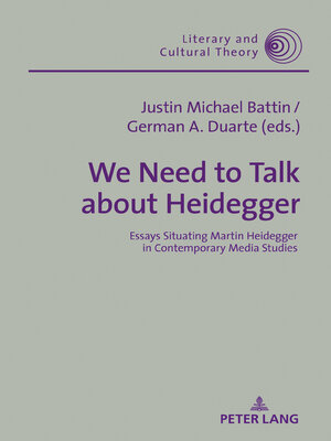 cover image of We Need to Talk About Heidegger